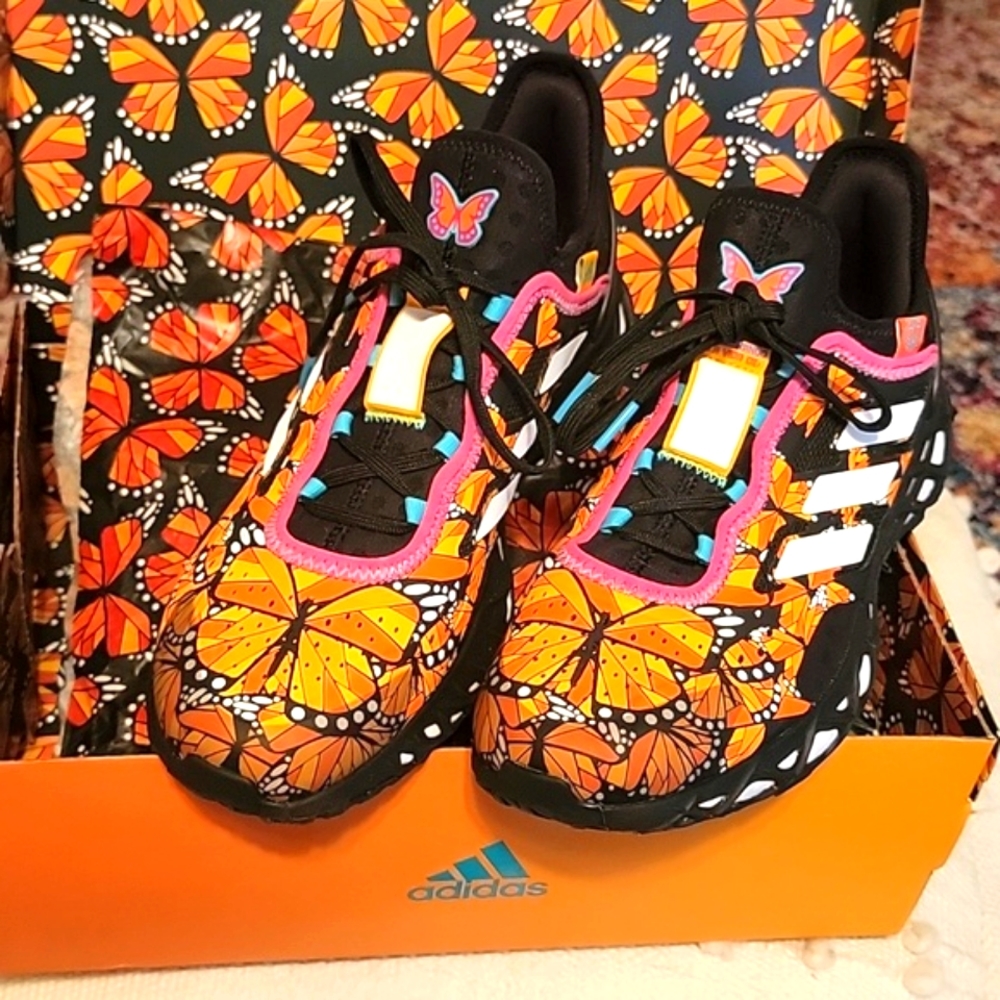 Adidas womens sneakers size 11 Dia De Los Muertos